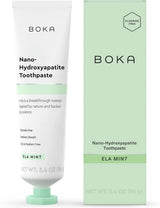 Pasta dental sin flúor Boka, pasta dental de nano hidroxiapatita, a...