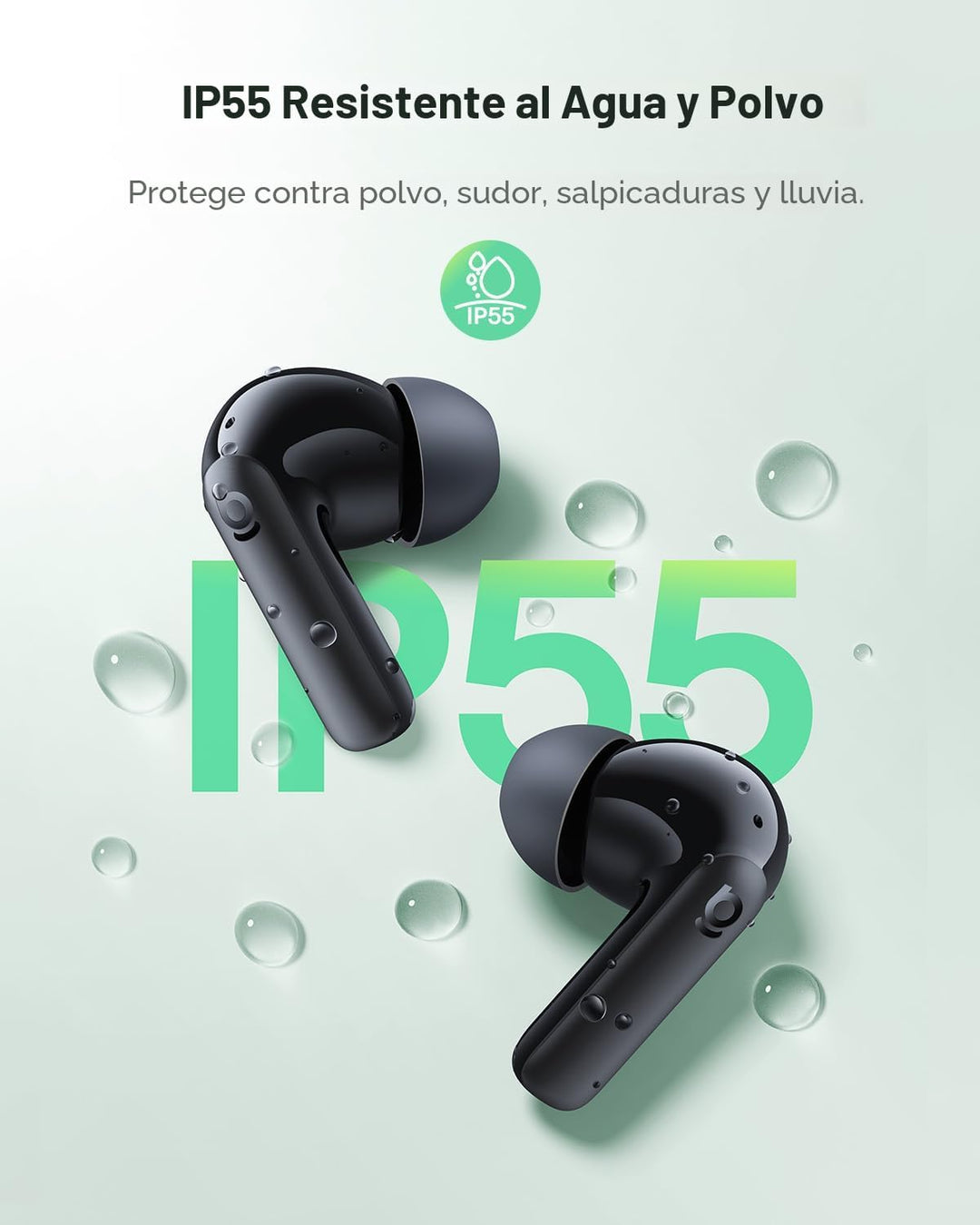 Baseus Bass BP1 NC - Auriculares inalámbricos híbridos con cancelac...