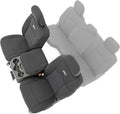 Rough Country Fundas de asiento delantero de neopreno para Ram 2500 (2019-2024) con asientos de cubo, impermeables y resistentes a los rayos UV, acolchado de espuma, juego de fundas de asiento