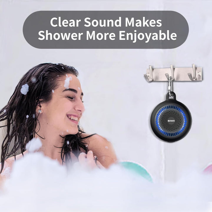 Altavoz de ducha SOWO Bluetooth impermeable | Pequeño altavoz Bluet...