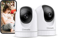 Cámara de seguridad para interiores 2K, monitor de bebé con cámara...