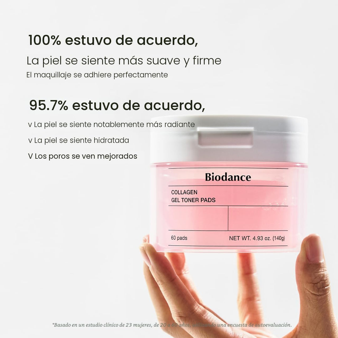 Biodance Almohadillas de tóner de gel de colágeno, minimizador de p...
