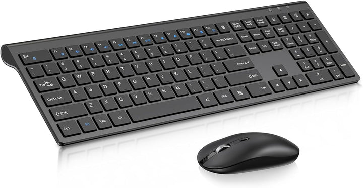 Cimetech Combo de teclado y mouse inalámbricos, 2.4G USB de tamaño...