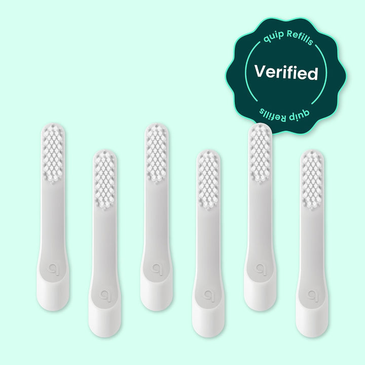 quip Cabezales de repuesto para cepillos de dientes sónicos para ad...