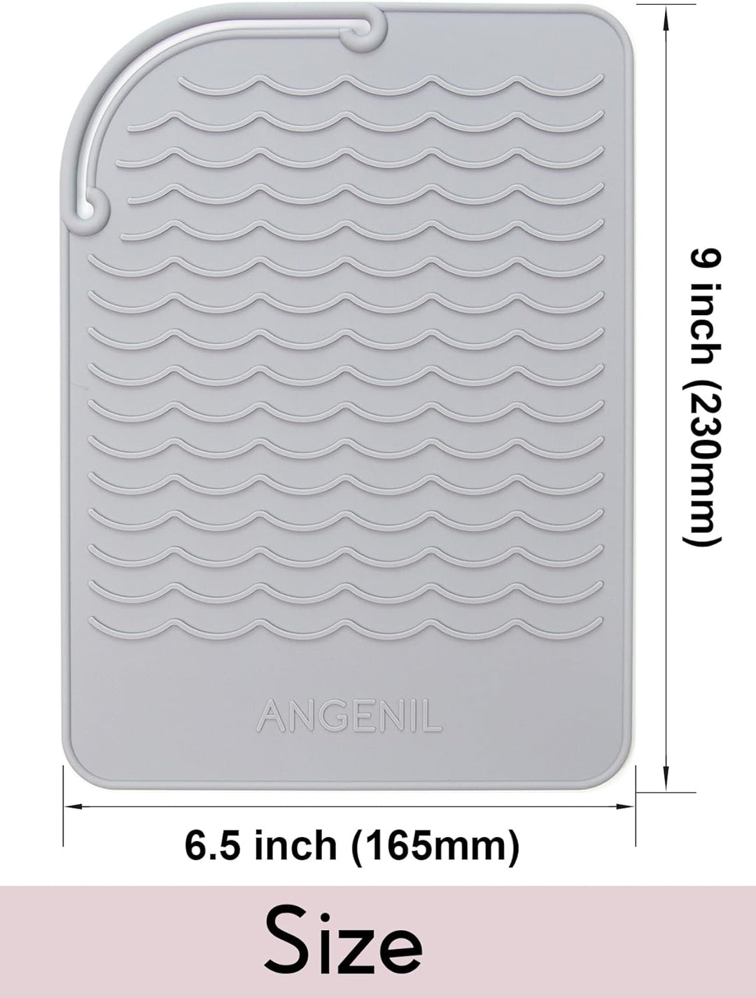ANGENIL Alfombrilla de silicona resistente al calor para planchas d...