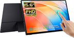 CAPERAVE Monitor Portátil Táctil de 15.6'', Pantalla Táctil...