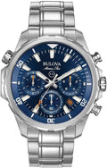 Reloj cronógrafo de cuarzo Bulova para hombre Marine Star Series B en acero inoxidable, 6 manecillas