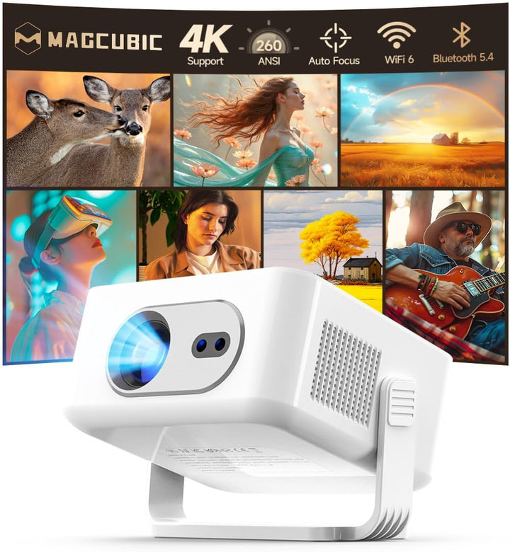 Miniproyector inteligente 2026 compatible con 4K y 8K, portátil con...