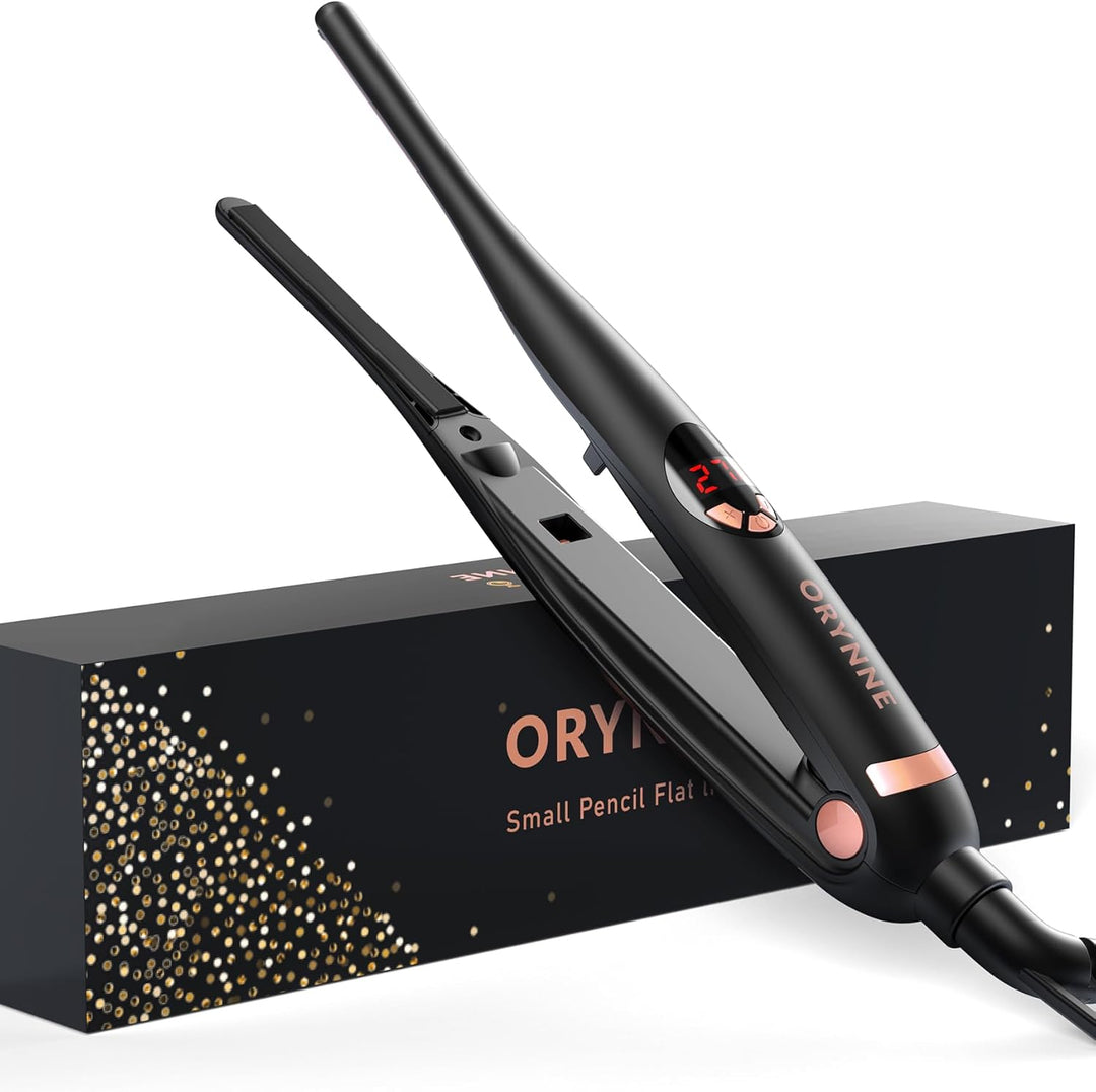 ORYNNE Planchas planas pequeñas de 7,6 cm para cabello corto estilo...