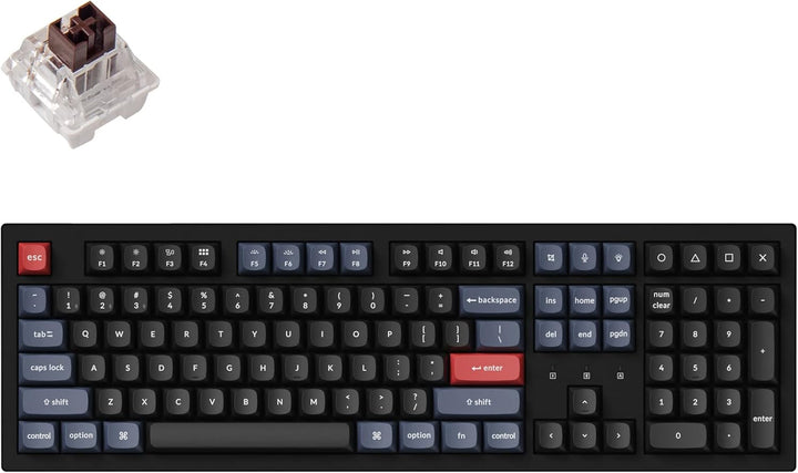 Keychron K10 Pro Teclado Mecánico Inalámbrico Personalizable, QMK\/...