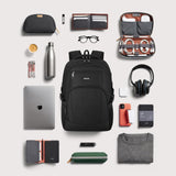 YAMTION Mochila negra para hombres y mujeres, mochila para laptop c...