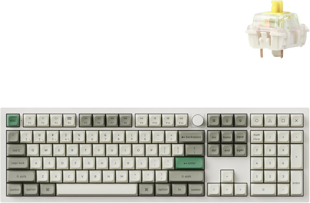 Keychron Q6 Max QMK\/VIA Bluetooth Inalámbrico \/2.4 GHz\/USB-C Tec...