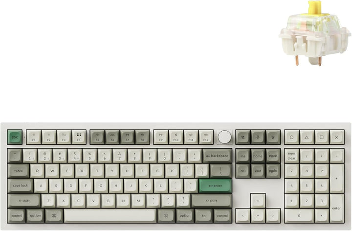 Keychron Q6 Max QMK\/VIA Bluetooth Inalámbrico \/2.4 GHz\/USB-C Tec...