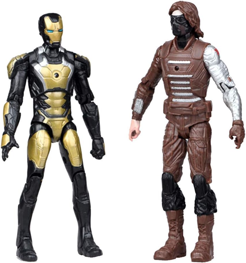 POIUYT Serie de Super Héroes Figura Exclusiva Set, 10 Figuras de Acción Coleccionables de 6.7 Pulgadas