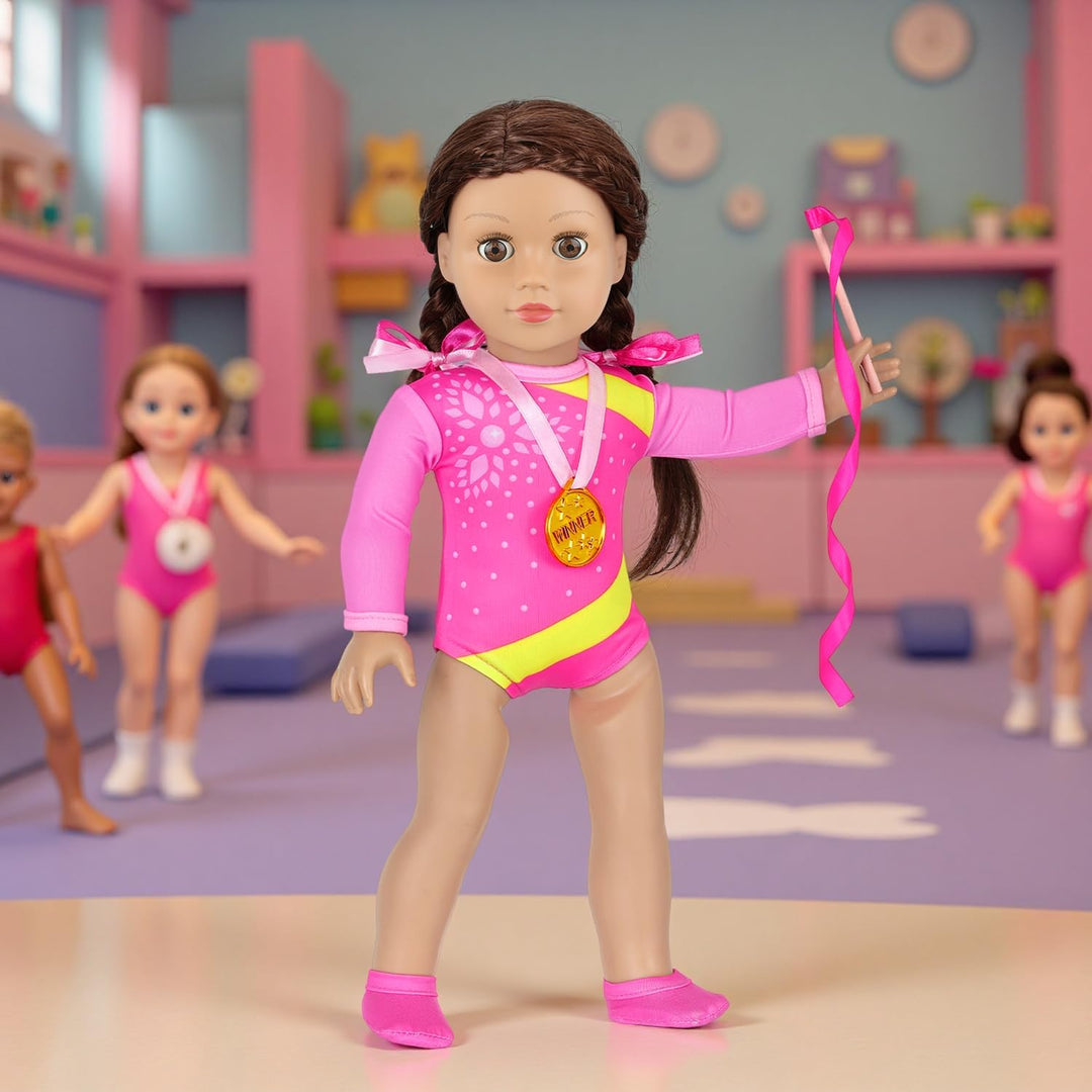 Ecore Fun Ropa y accesorios para muñecas de 18 pulgadas, juego depo...