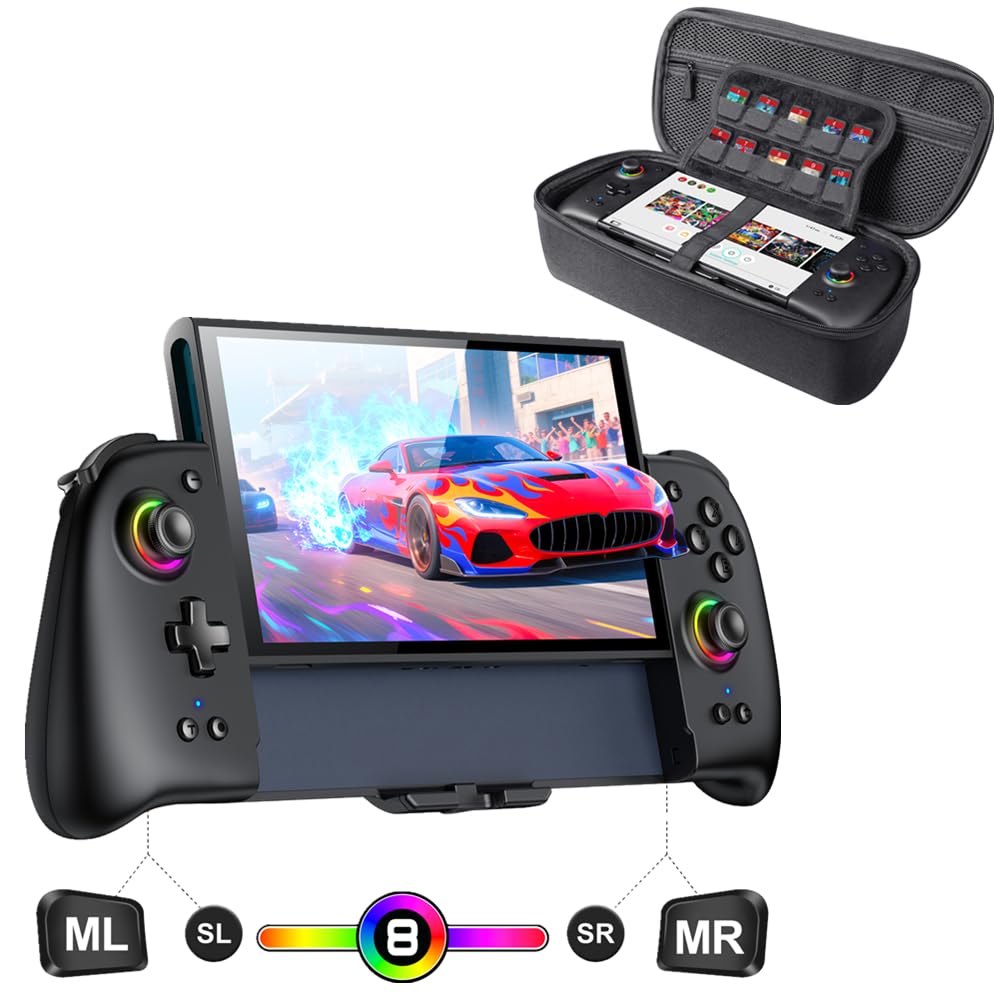 Gammeefy JC400 Switch 2 Controller + Funda Personalizada