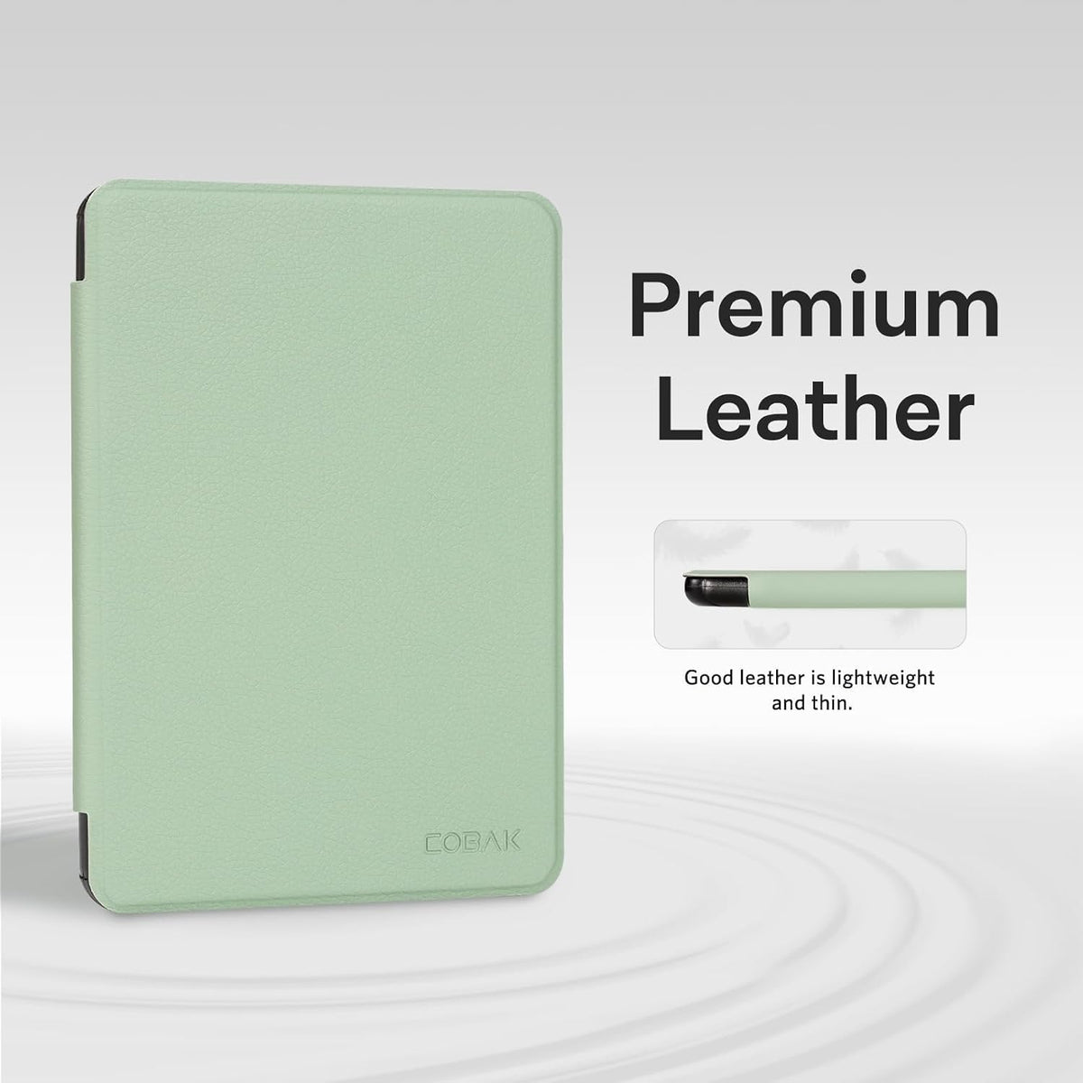 CoBak Funda magnética para Kindle de 6 pulgadas 2024 y 2022 (11 generación), compatible con PopSockets/UGREEN/Anker, agarre magnético y soporte, apagado y encendido automático, funda protectora