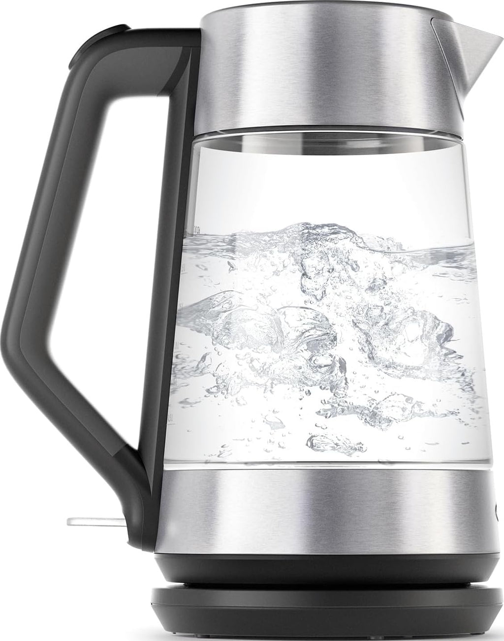 OXO Hervidor eléctrico de vidrio, inalámbrico, de acero inoxidable