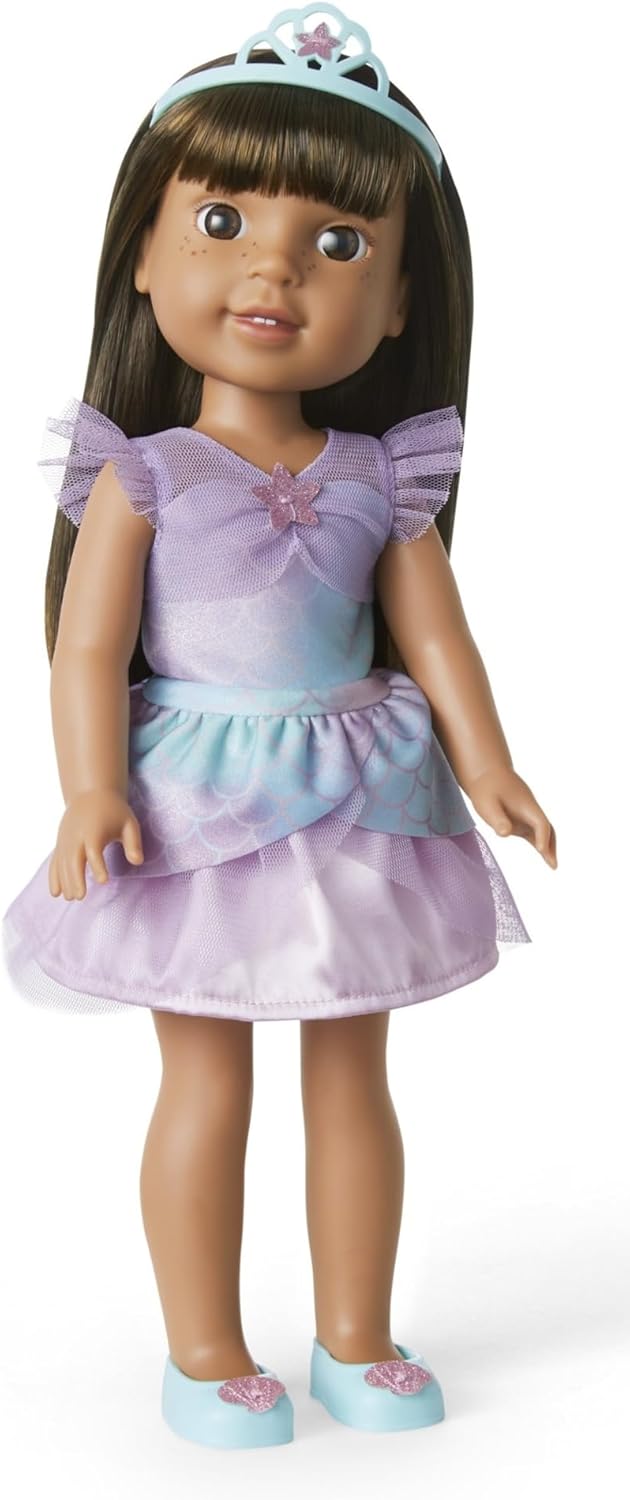 American Girl WellieWishers - Disfraz de sirena brillante 2 en 1 de...