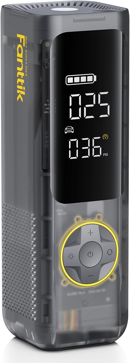 Fanttik Compresor de aire portátil X8 APEX para inflado de neumátic...