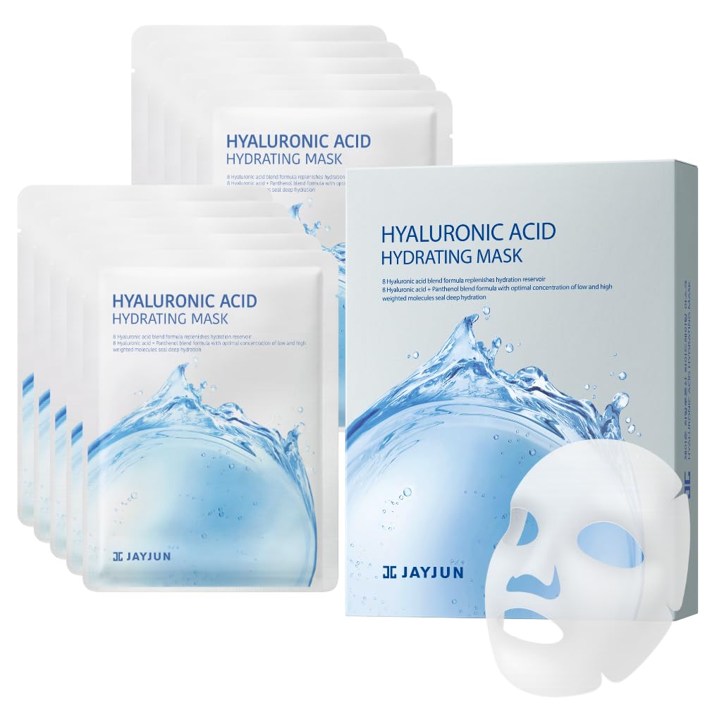 JAYJUN Mascarilla Hidratante de Ácido Hialurónico (10 Hojas) - Tecn...