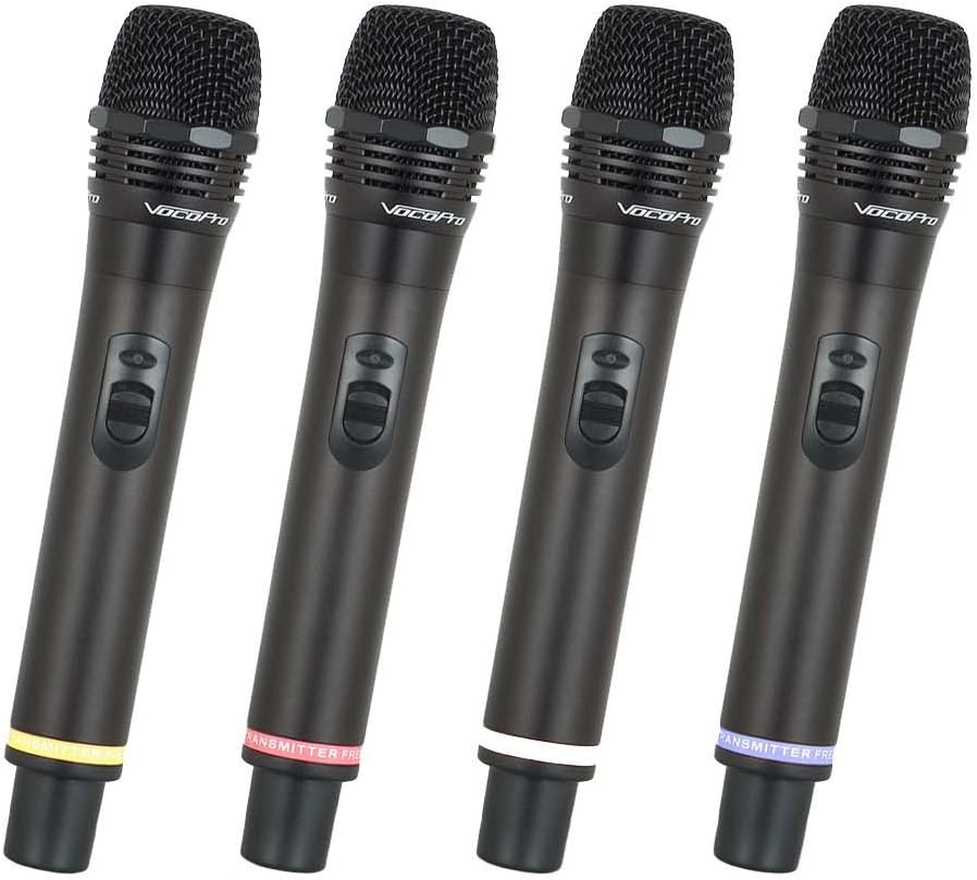 VOCOPRO UHF580510 Sistema de micrófono inalámbrico UHF recargable p...