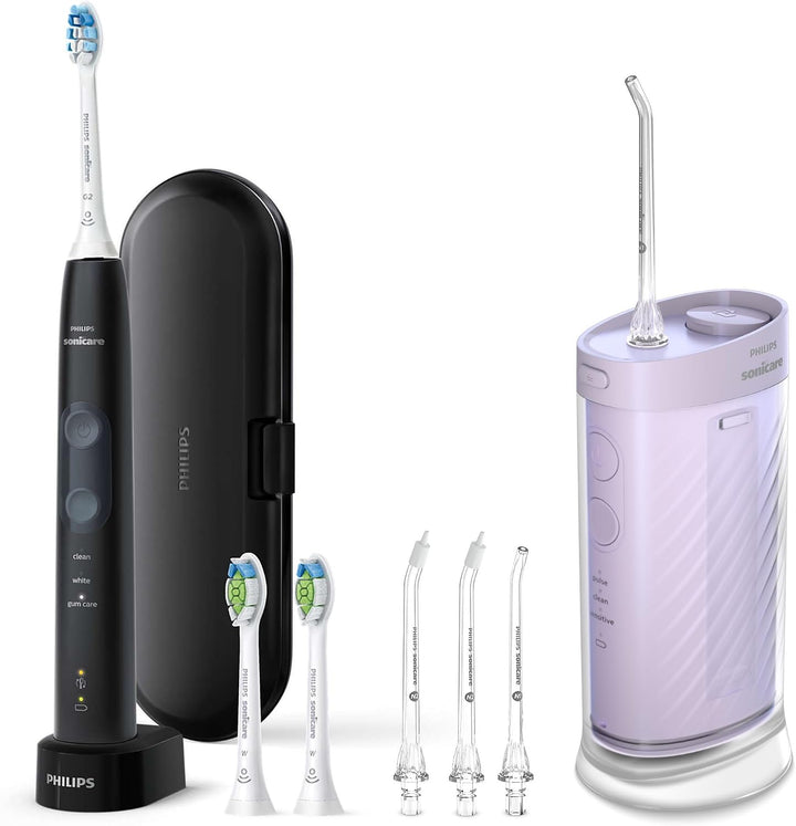 Philips Sonicare Compact Flosser 1000, morado, Cepillo de dientes e...