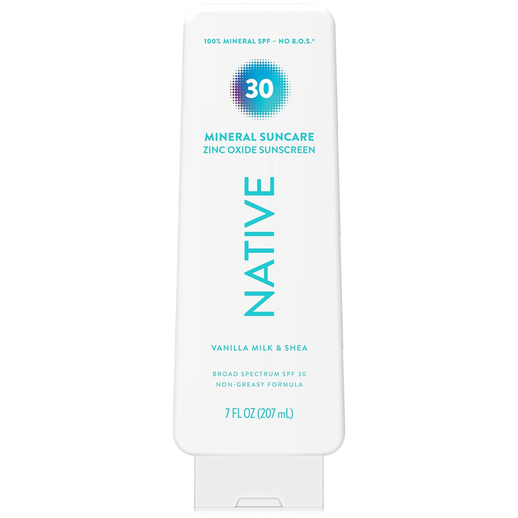 Native Loción de protección solar Vanilla Milk & Shea SPF