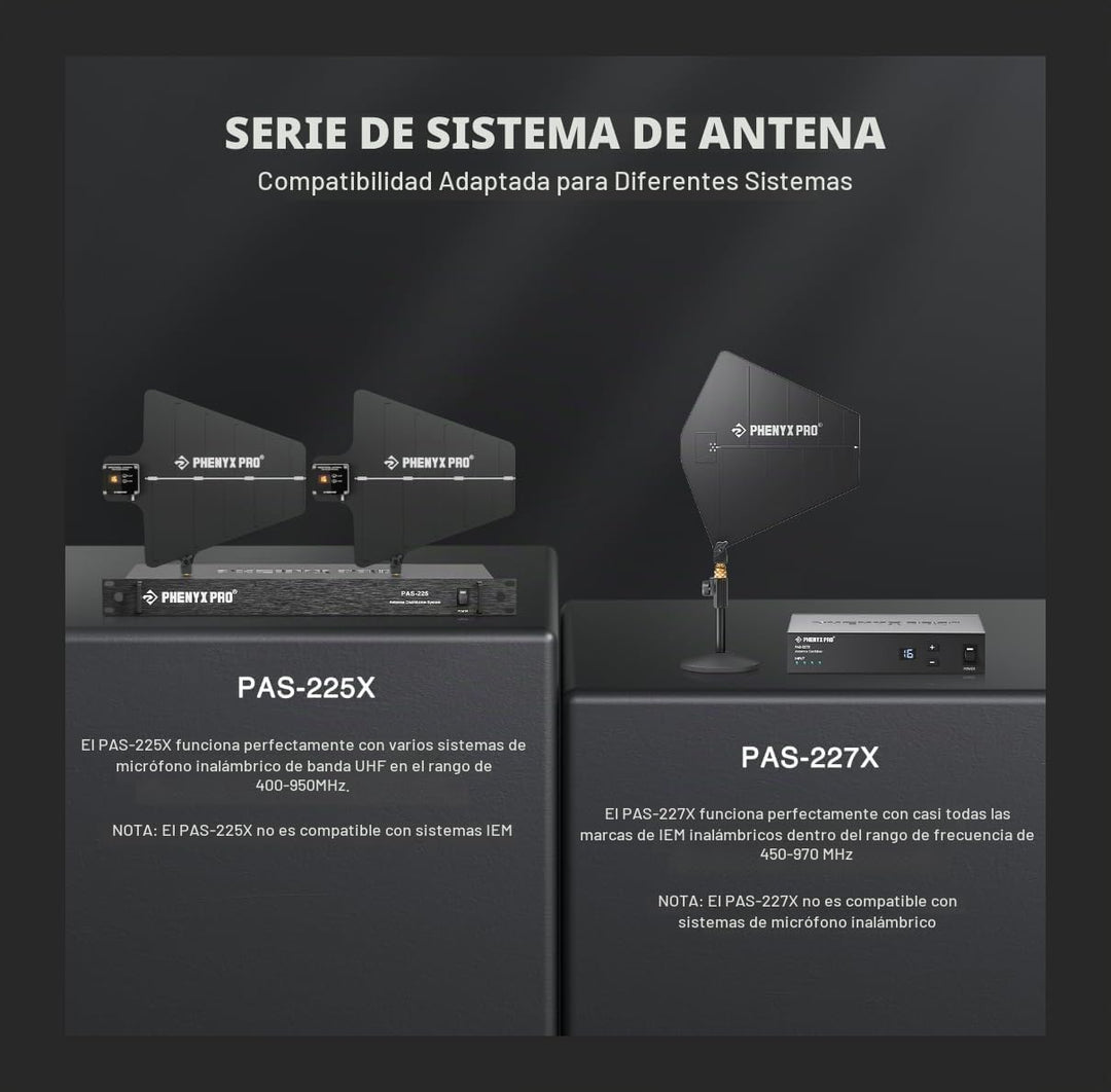 Phenyx Pro PAS-225X - Paquete de sistema de distribución de antena...