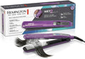 Remington Wet 2 - Plancha de pelo liso de 1 pulgada con placas de turmalina de cerámica