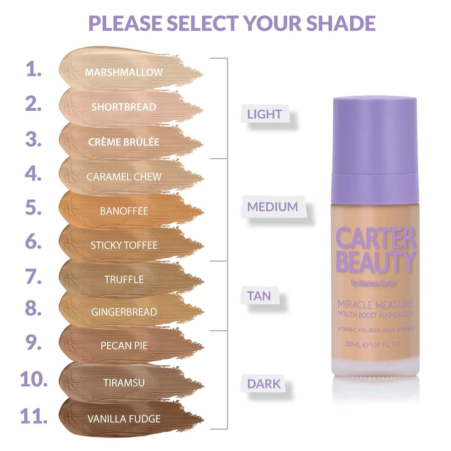 Carter Beauty Miracle Skin Set - Shortbread para mujer 7 piezas