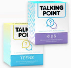TALKING POINT CARDS Paquete para niños y adolescentes: 400 iniciadores de conversación que provocan el pensamiento - 2 paquetes: niños + adolescentes