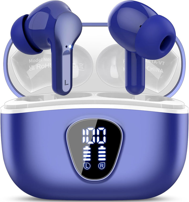 Auriculares inalámbricos, Bluetooth 5.4 Auriculares HiFi Estéreo, A...