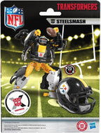 Transformers NFL Pittsburgh Steelers Steelsmash Figura de acción de 5.5 pulgadas