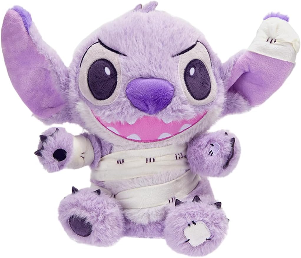 MINISO Disney Stitch Halloween Plush, 10-Inch Mummy Stuffed Animal Toy