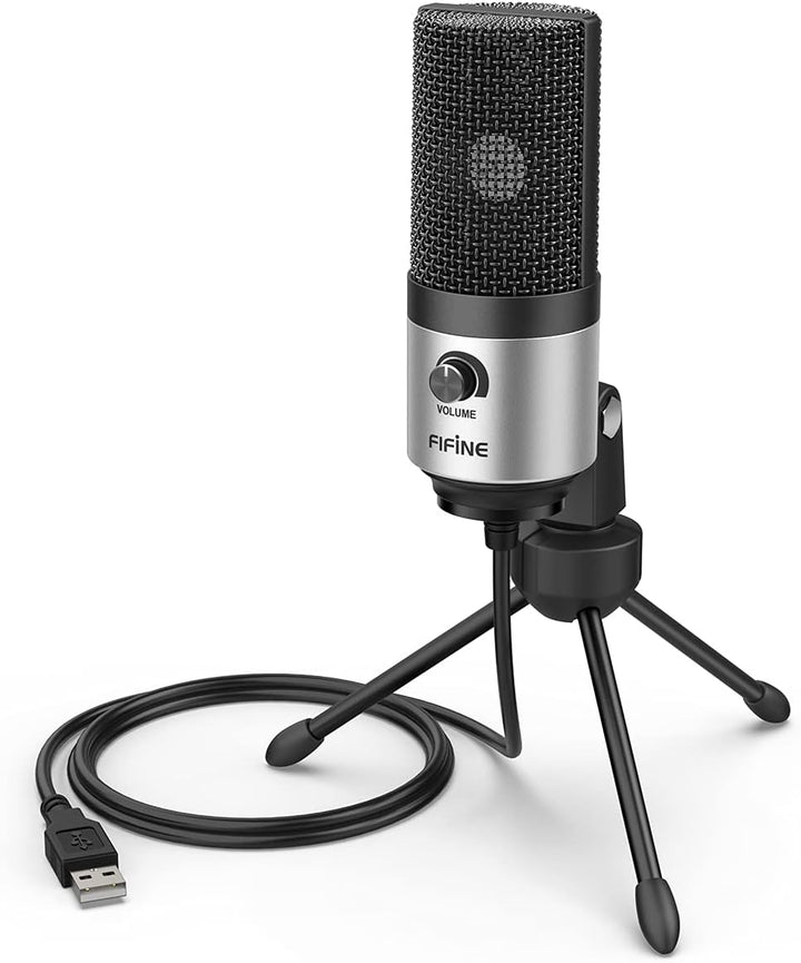 FIFINE Micrófono USB para Reunión de Video Zoom, Clase en Línea en...