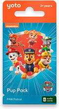 YOTO PAW Patrol: Pup Pack - 6 tarjetas de audio para niños, edades 2+