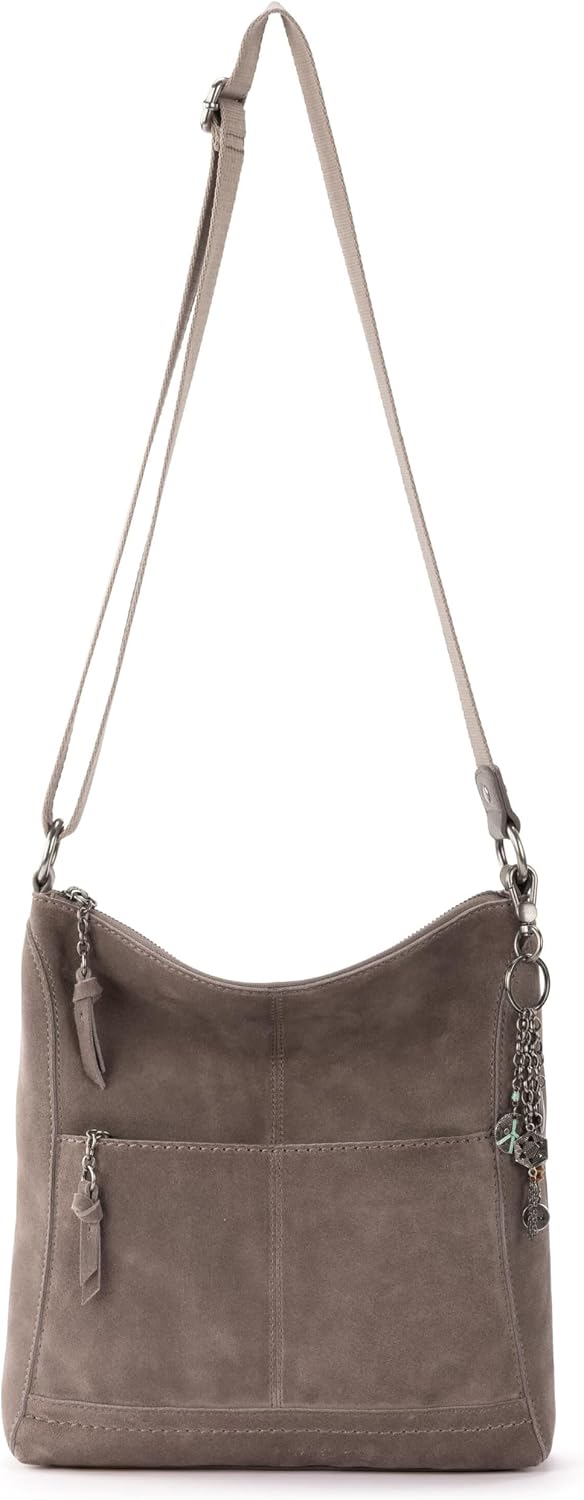The Sak Lucia - Bolso bandolera de piel convertible con correa ajustable