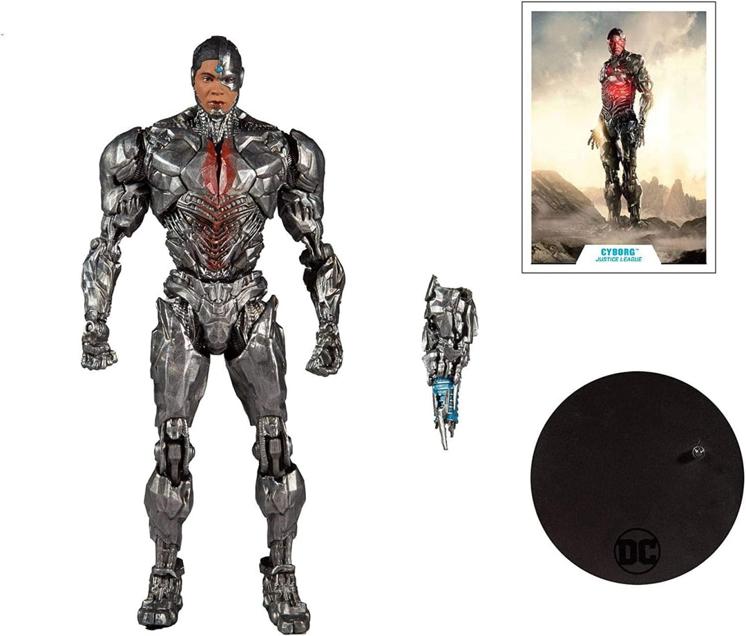 McFarlane Toys DC Justice League Movie Cyborg - Figura de acción de...