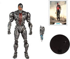 McFarlane Toys DC Justice League Movie Cyborg - Figura de acción de 7 pulgadas, Plata, biege