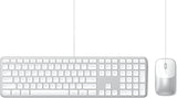 Satechi Combo de teclado y mouse con cable, Slim CLX3 con conectivi...