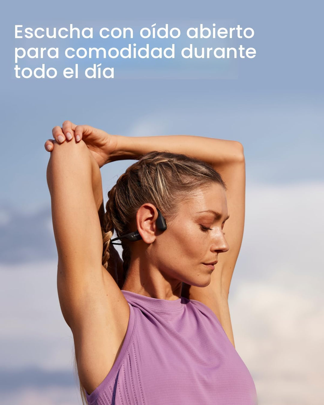 SHOKZ OpenRun Pro - Auriculares de conducción ósea, auriculares dep...