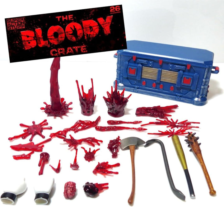 Super Action Stuff The Bloody Crate Conjunto de Accesorios para Fig...
