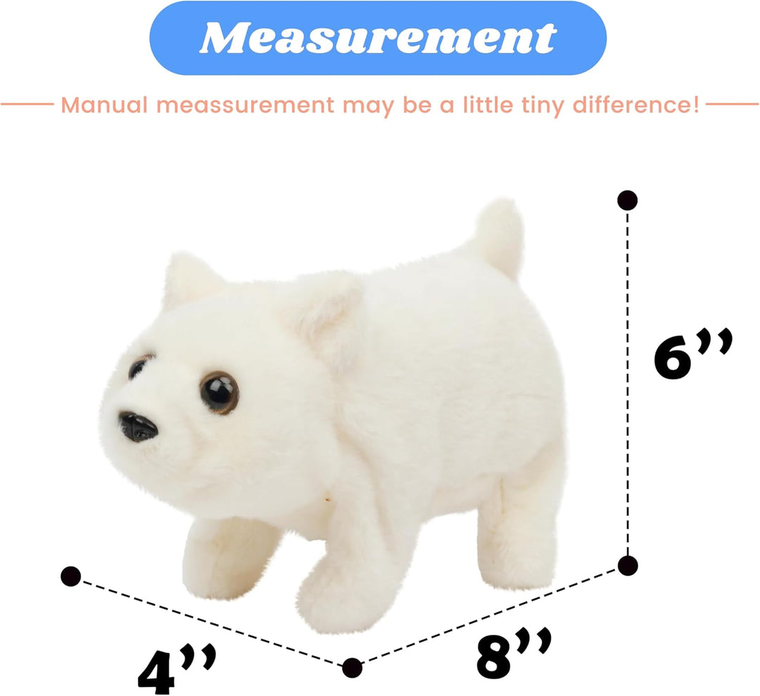 Hopearl - Juguete electrónico interactivo de peluche, mascota con s...