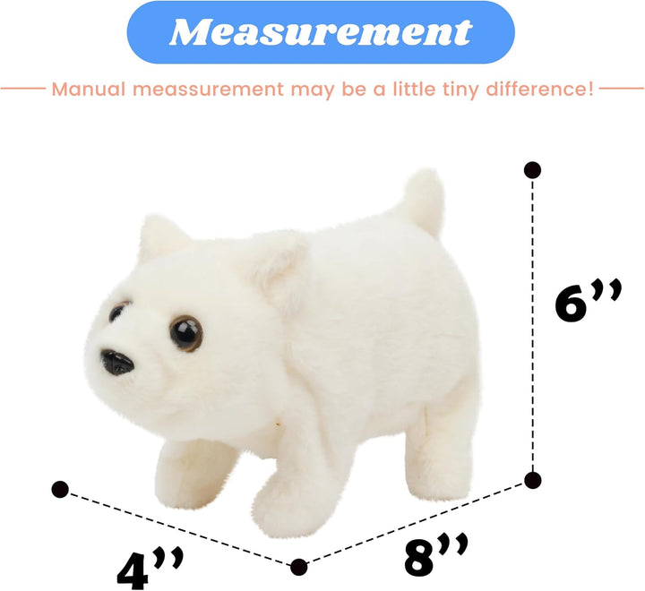 Hopearl - Juguete electrónico interactivo de peluche, mascota con s...