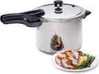 Olla a presión Presto, de acero inoxidable, Plateado