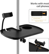 Lifexciting Bandeja de soporte para micrófono con soporte para micr...