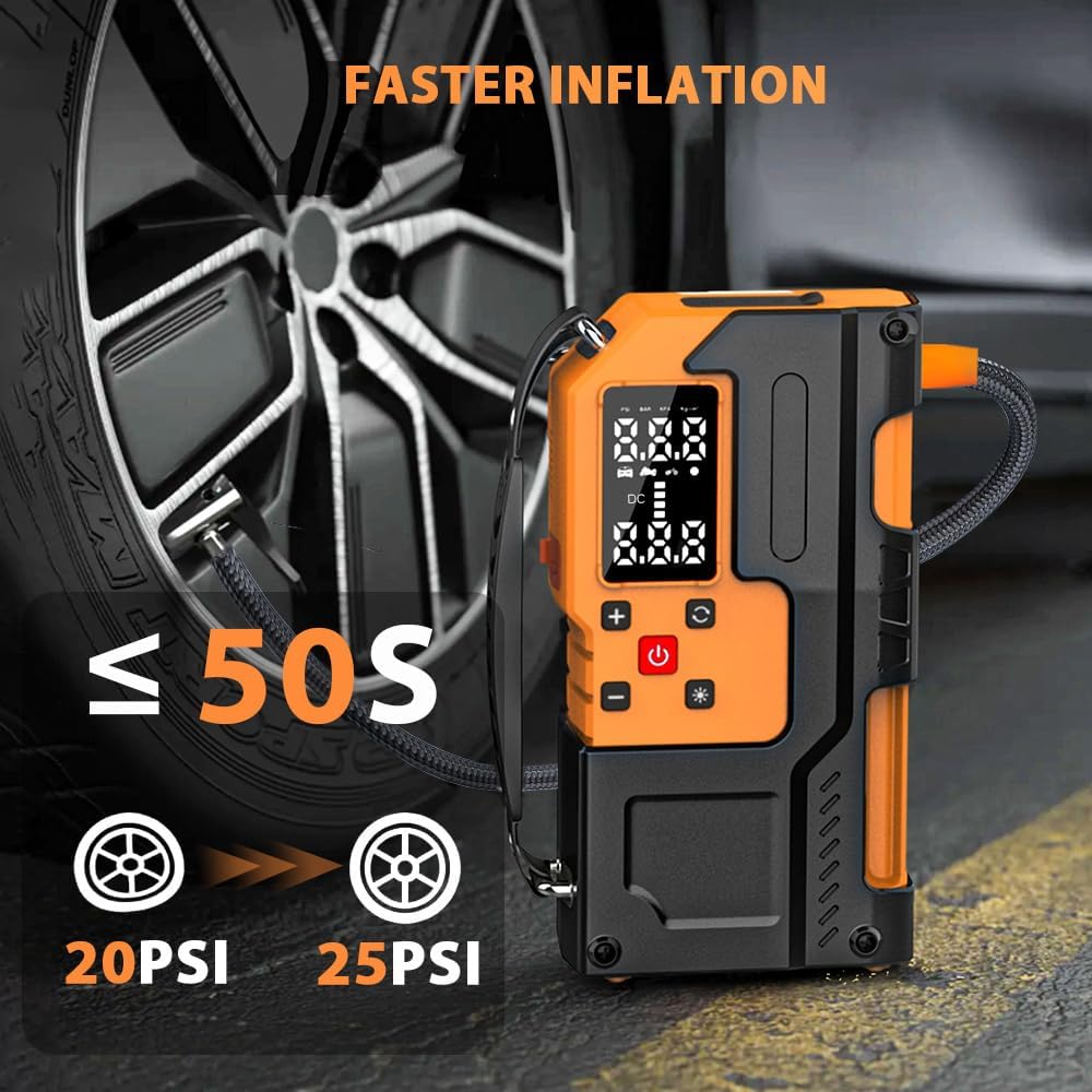 Arrancador del salto del coche 1000A con el compresor de aire 150PSI