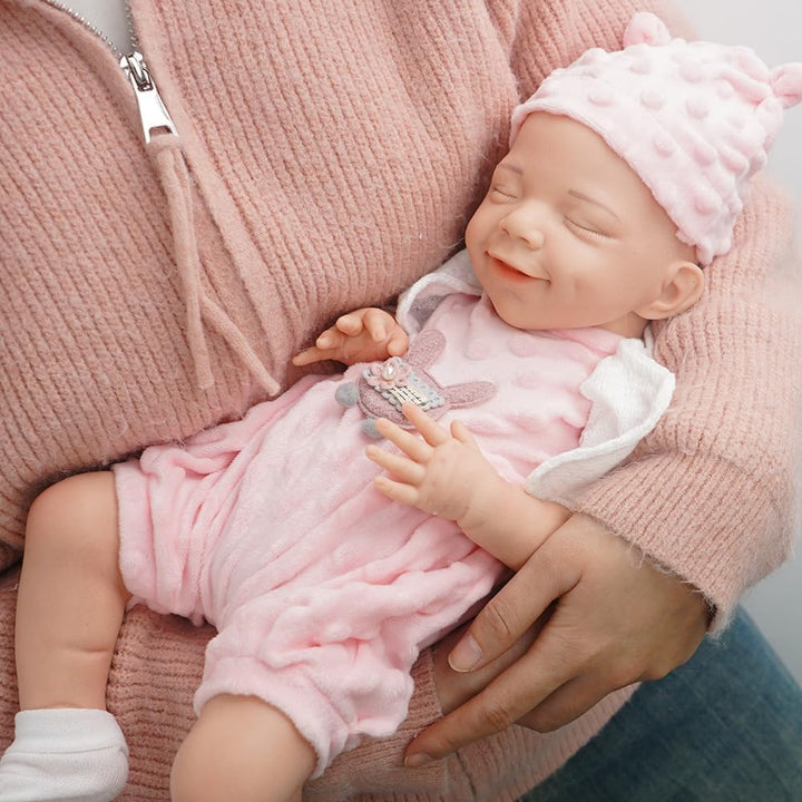 Muñecas de bebé Reborn de silicona de 18 pulgadas, muñeca de bebé r...