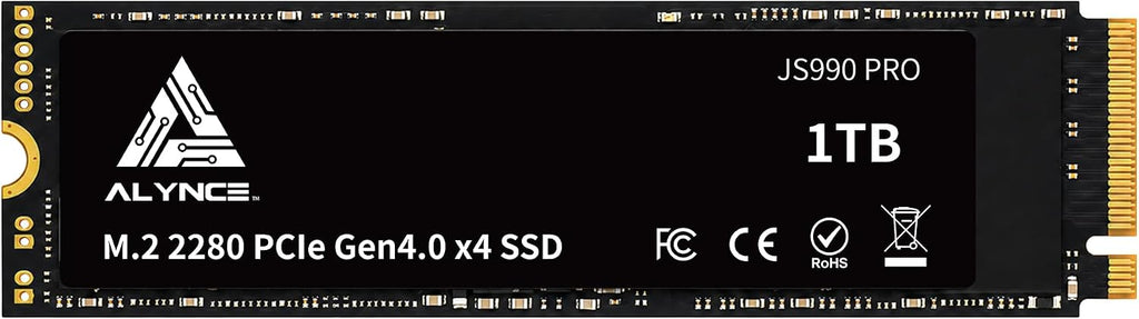 JS990 PRO SSD de 1 TB PCIe Gen4 x4 NVMe M.2 2280, hasta 7400 MB/s